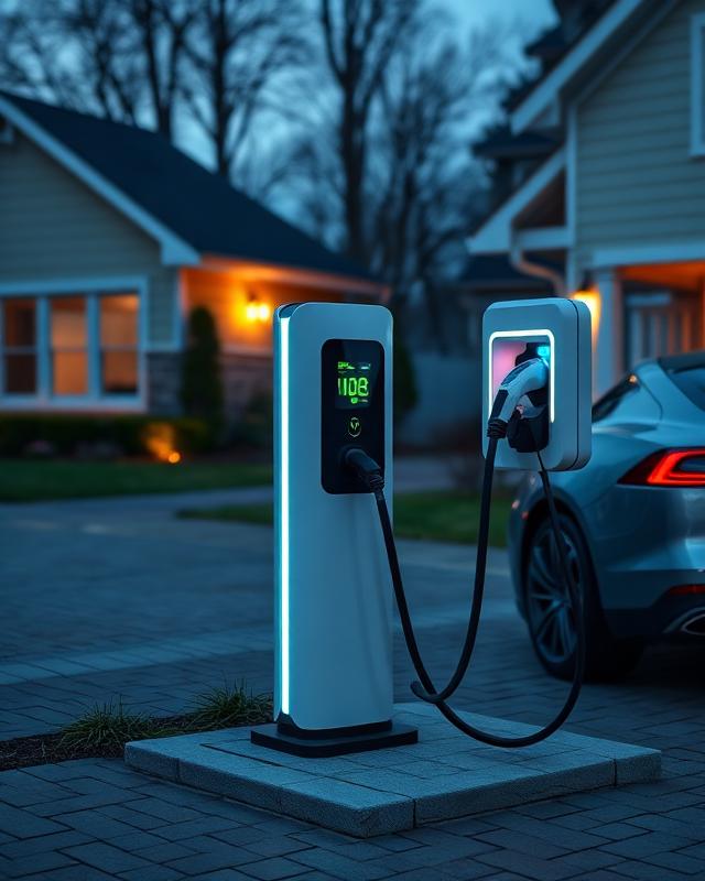 EV Chargers equipment for solar installations